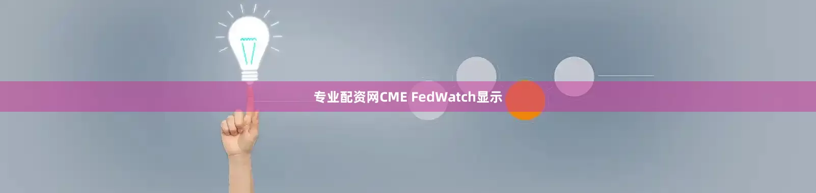 专业配资网CME FedWatch显示